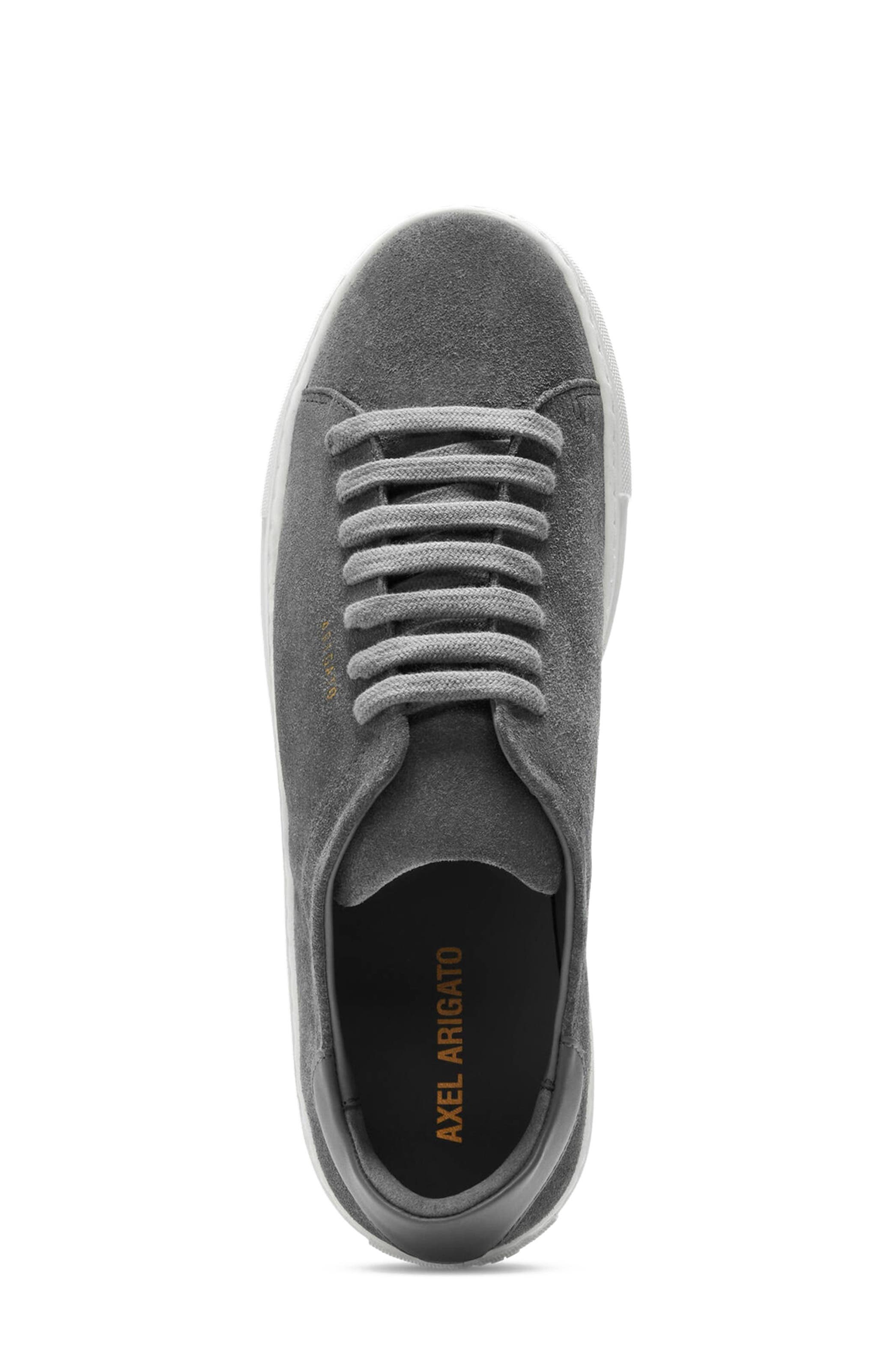 Axel Arigato Clean 90 Suede Sneaker, Alternate, color, Dark Grey/White