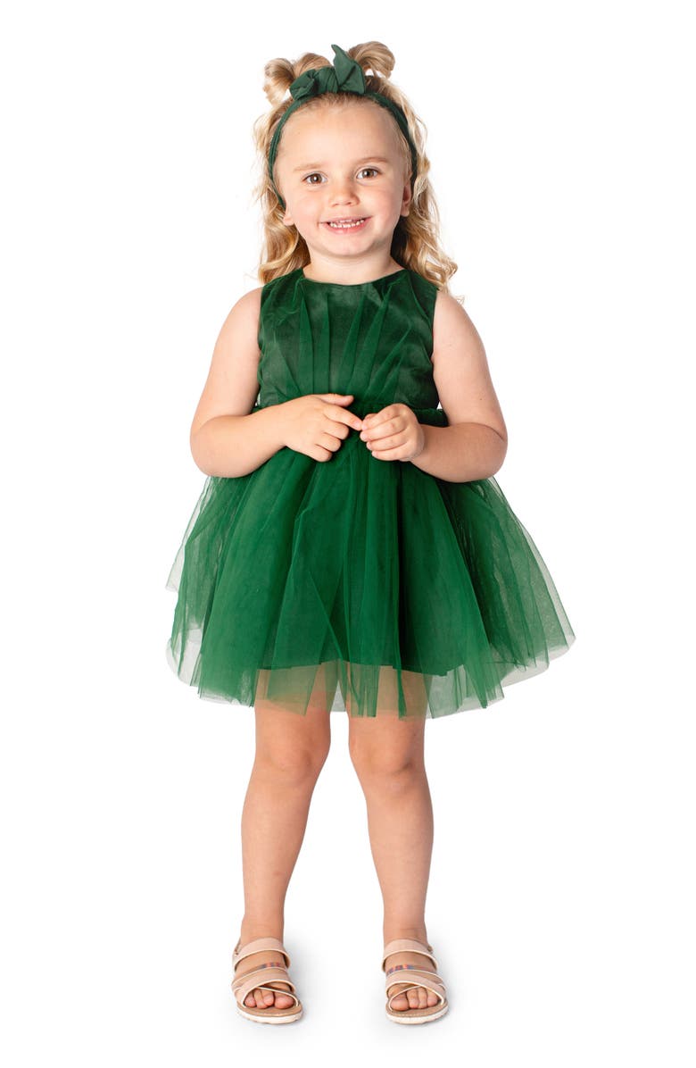 Popatu Kids' Tulle Fit & Flare Dress, Main, color, 