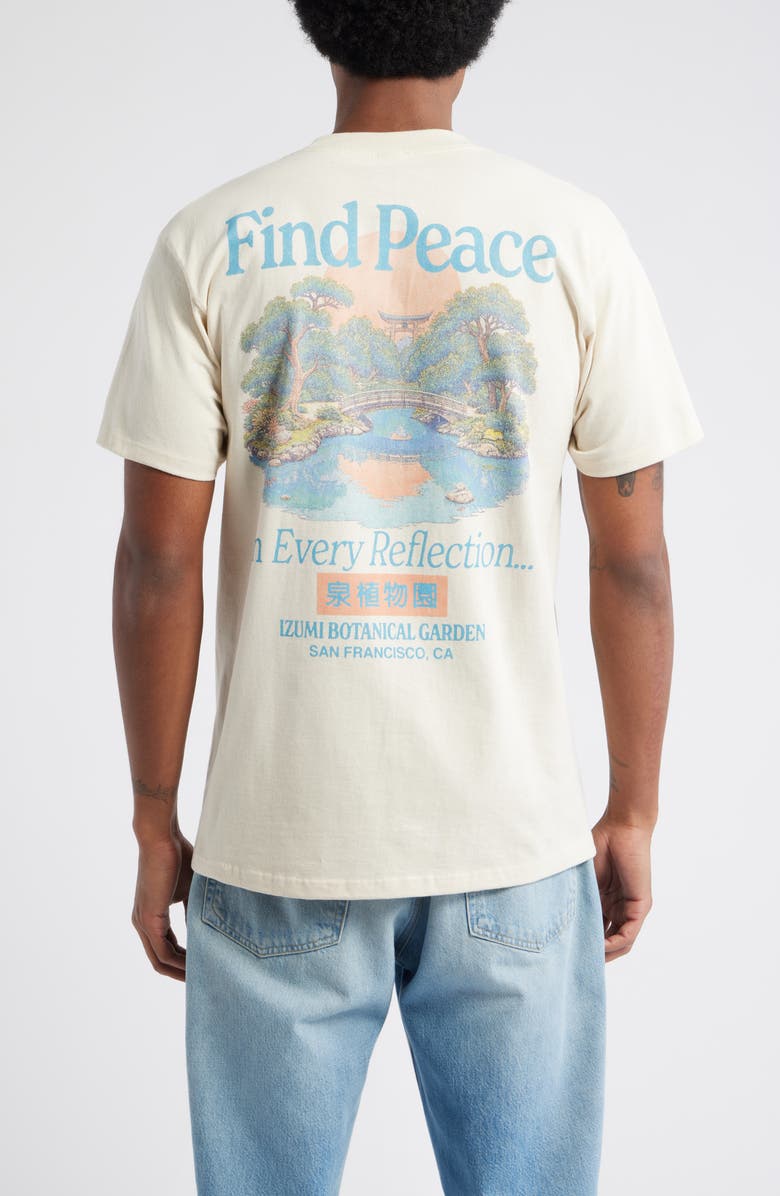 Club Vintage Izumi Botanical Garden Graphic T-Shirt, Alternate, color, Natural