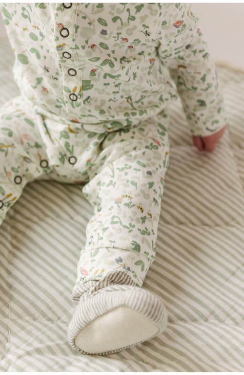Pehr Henley Organic Cotton Romper In I Spy