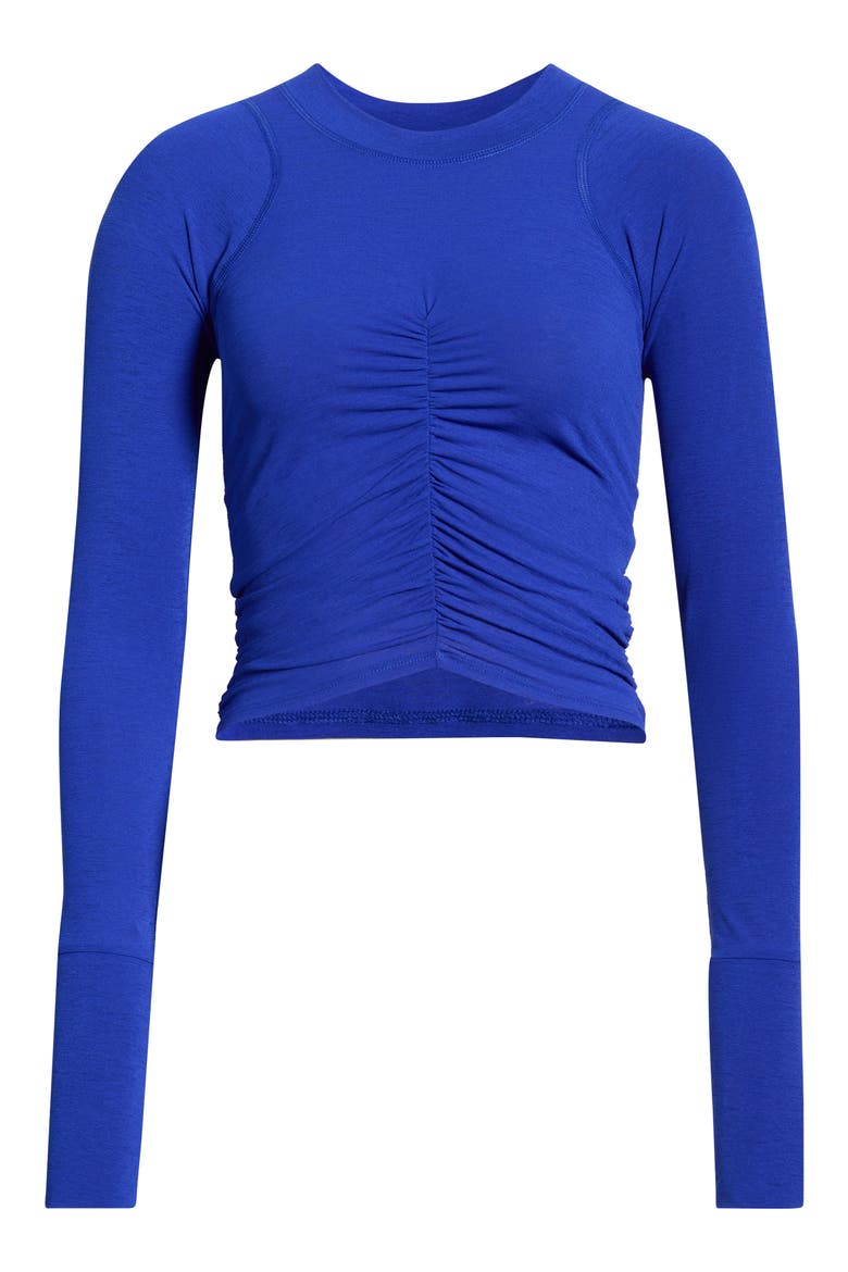 FP Movement Tempo Ruched Long Sleeve T-Shirt, Alternate, color, ELECTRIC SHOCK