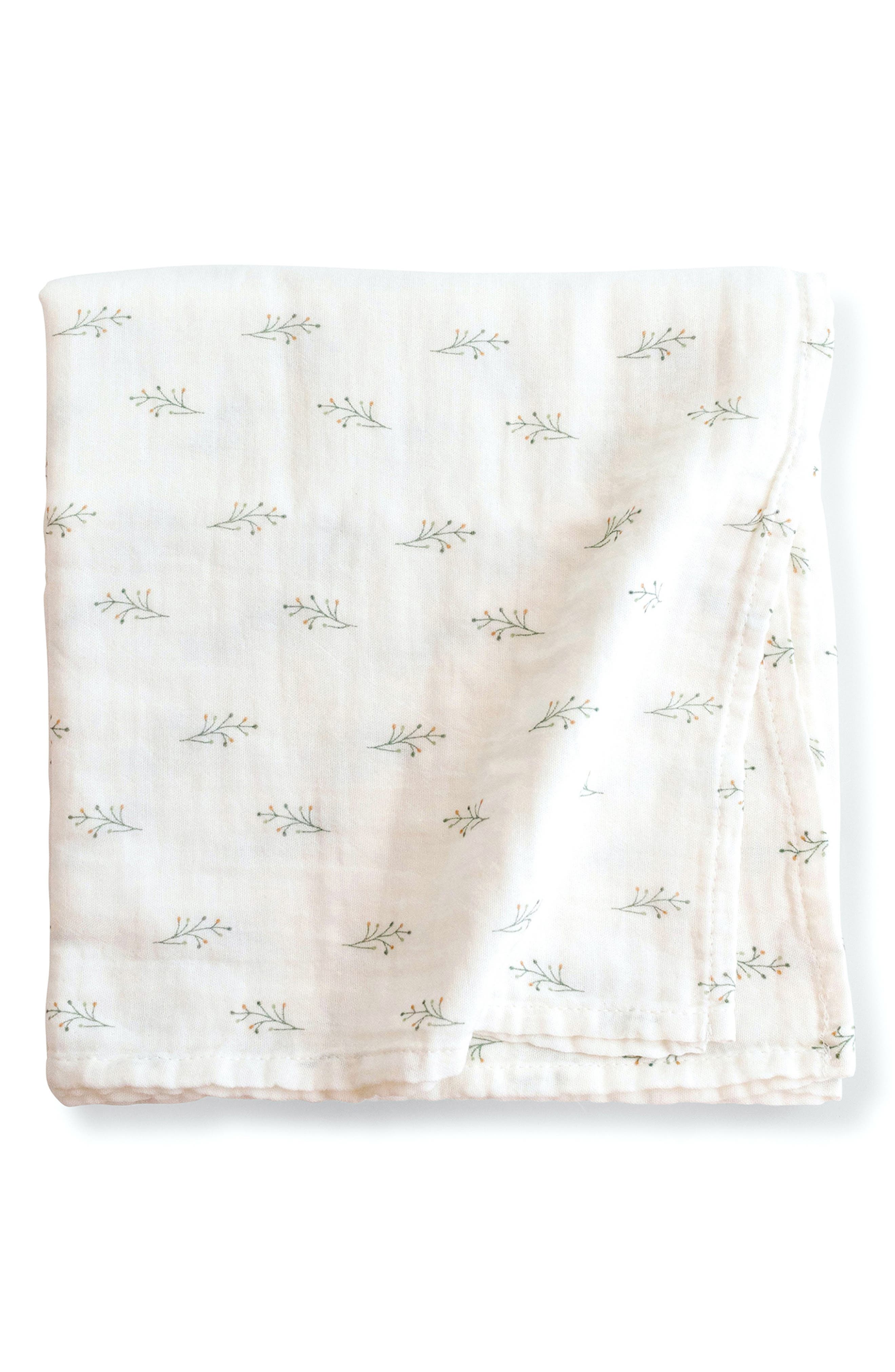 KALENCOM Kids' Muslin Swaddle in Spring Cottage 