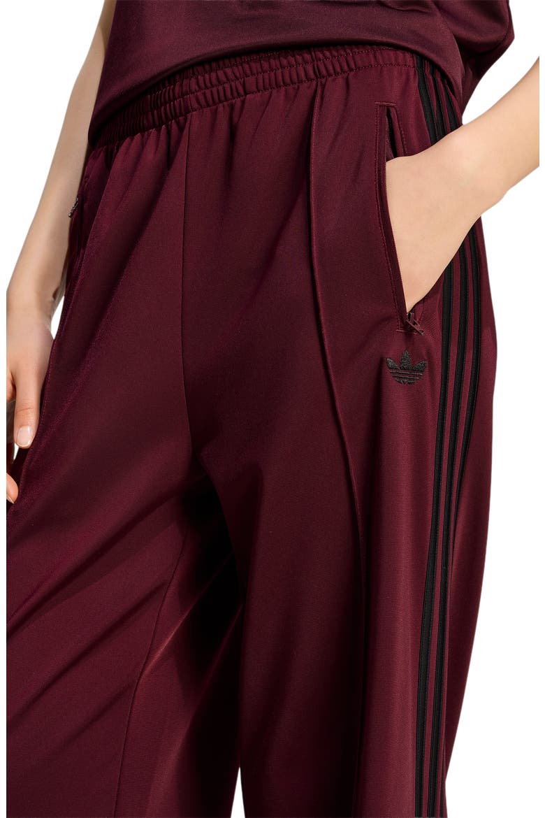 Loose Full Length Track Pants, Alternate, color, MAROON/ BLACK
