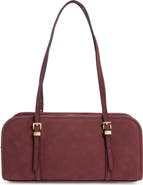 BCBG Suede East/West Shoulder Bag