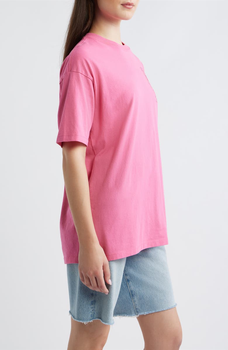 Damson Madder Gill of Dreams Organic Cotton Graphic T-Shirt, Alternate, color, Pink