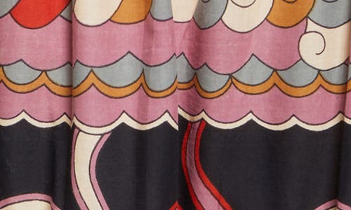 Mille Paola Floral Print Tie Waist Maxi Skirt In Maar Print
