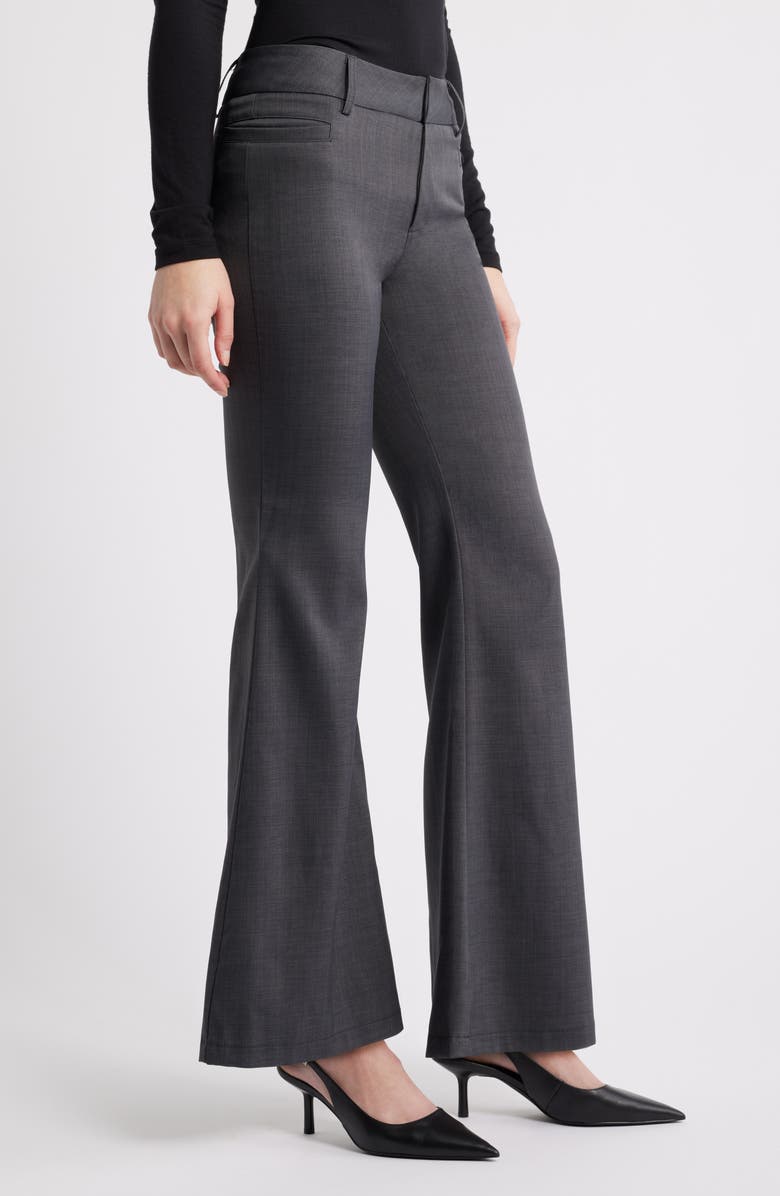 NIKKI LUND Langly Bootcut Pants, Alternate, color, Grey