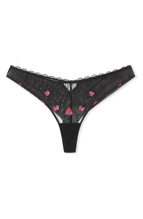Etam Drama Tanga In Black