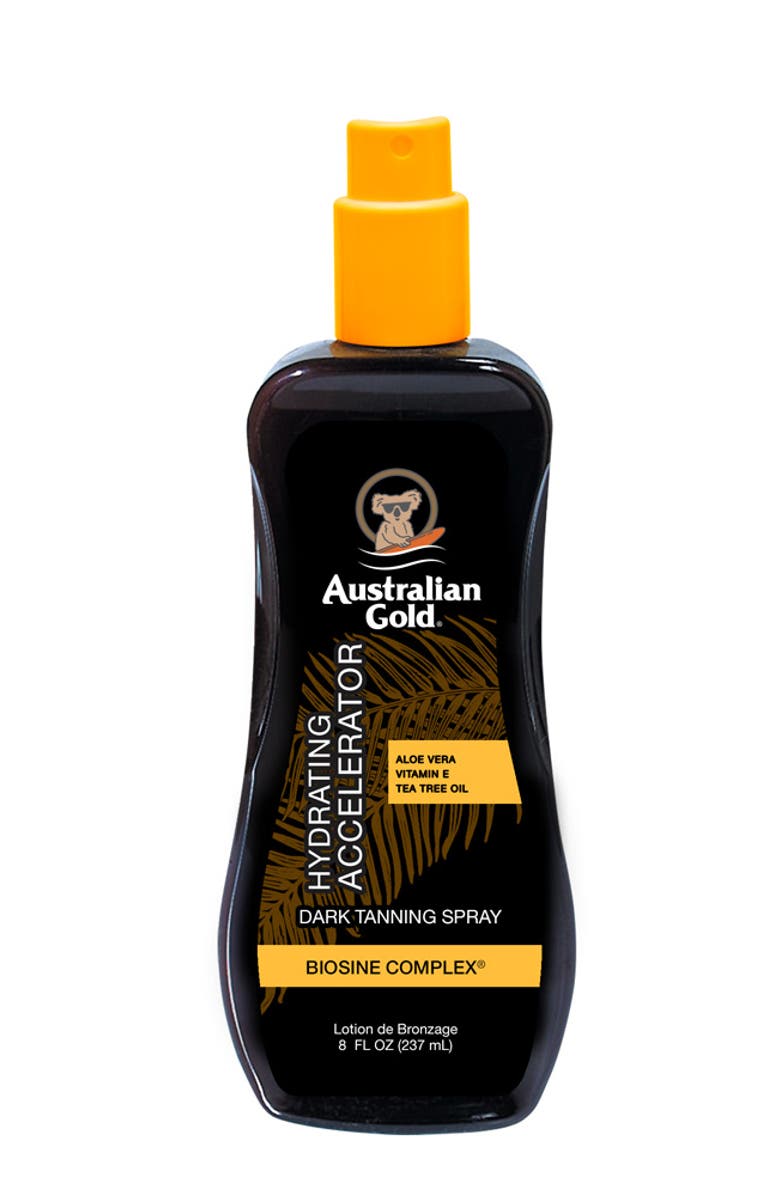 Australian Gold Dark Tanning Accelerator Spray Gel, Main, color, 