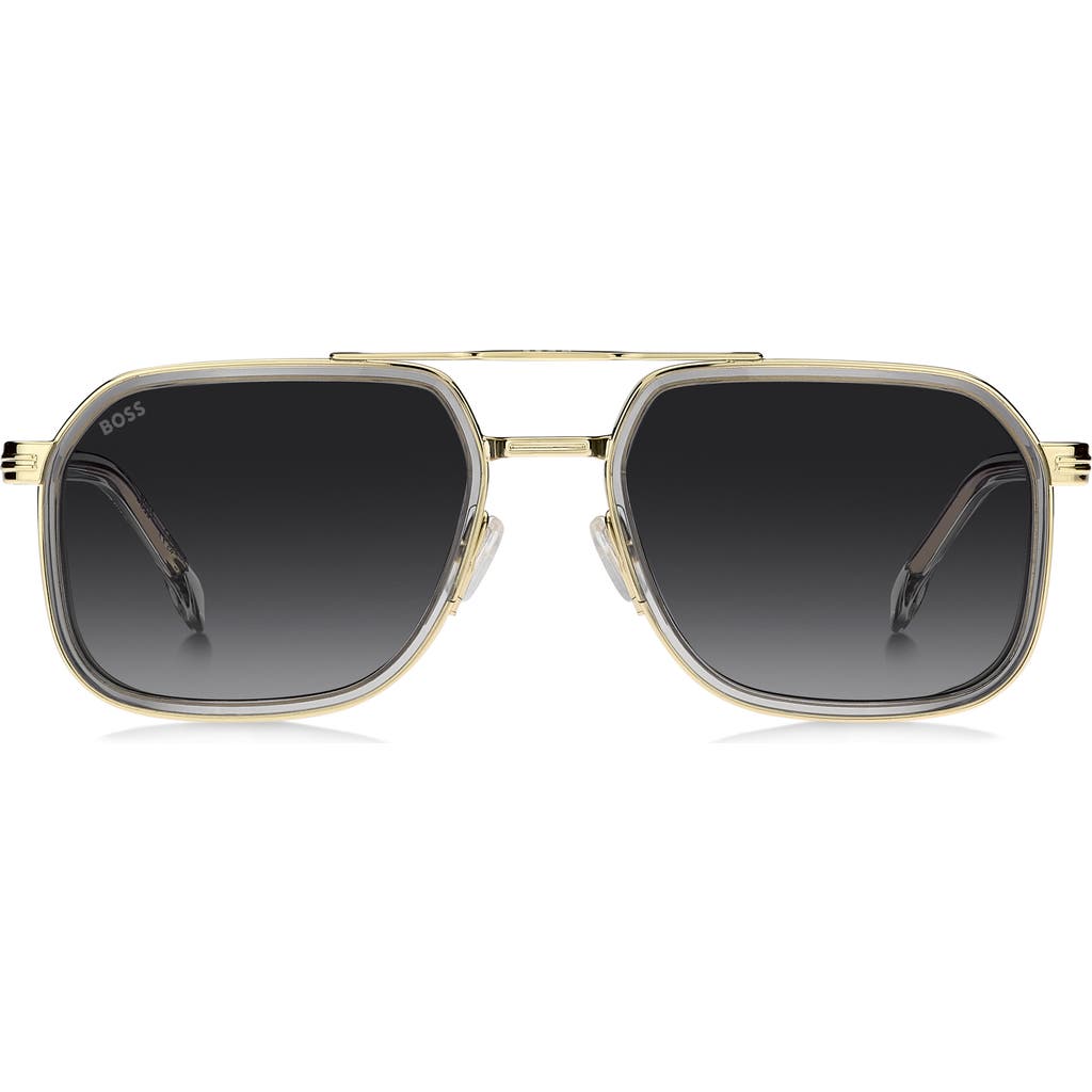 Hugo Boss Boss 55mm Rectangular Sunglasses