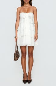 Princess Polly Kalari Strapless Layered Minidress