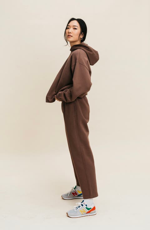 Organic Cotton Teddy Cropped Pant
