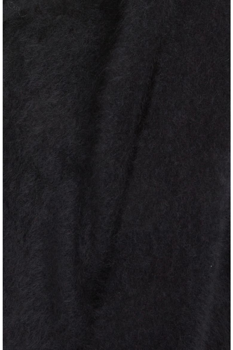 Brushed Cashmere Scarf, Alternate, color, BLACK ROCK