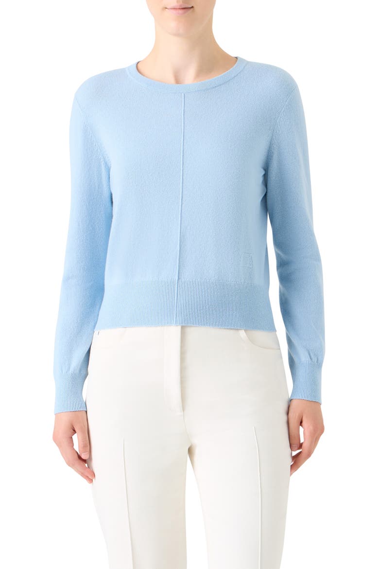 Cashmere Sweater, Main, color, POWDER BLUE