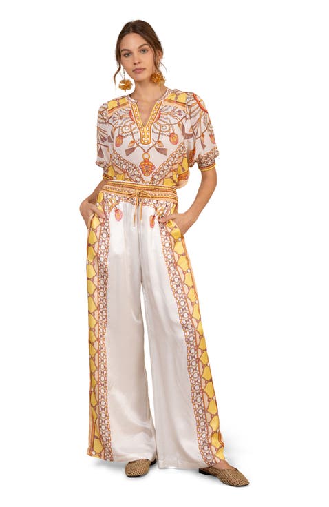 Danica Silk Charmeuse Pant