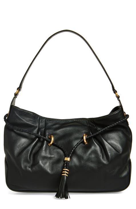 Micah Leather Shoulder Bag