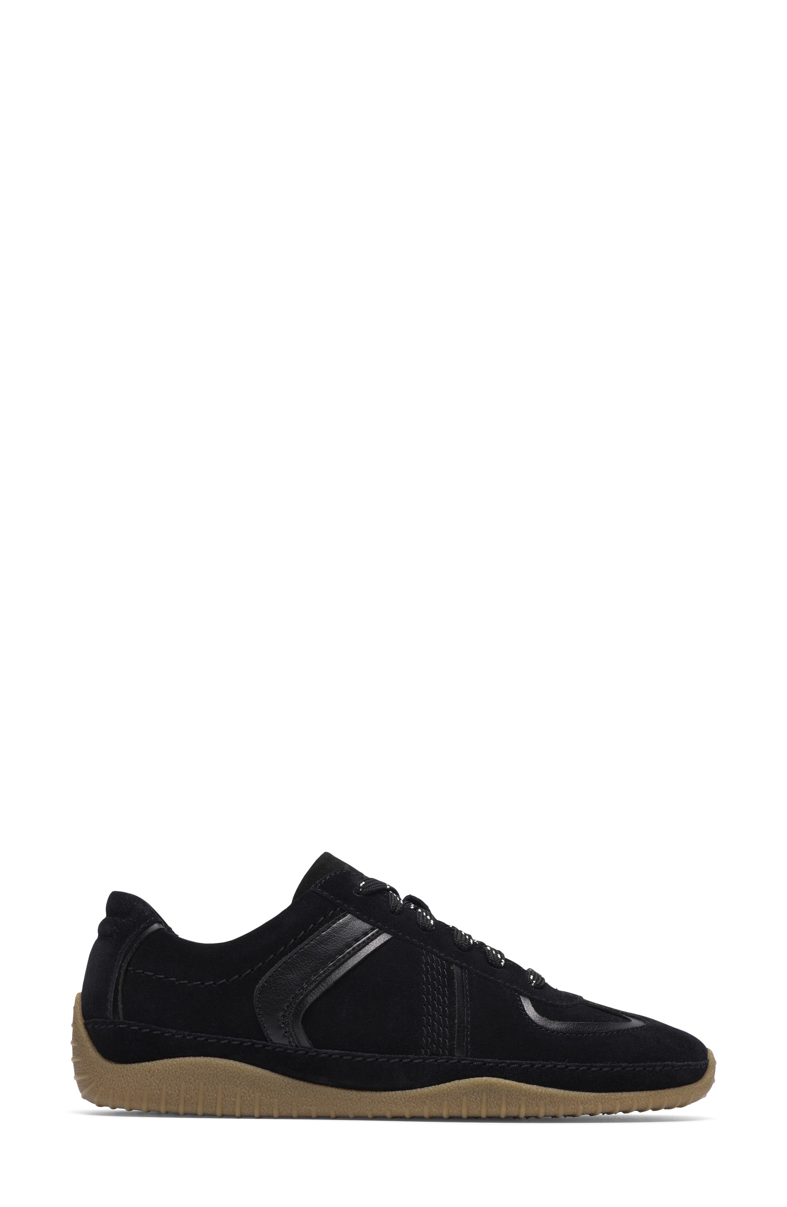 Meridor Lo Sneaker, Alternate, color, BLACK SDE