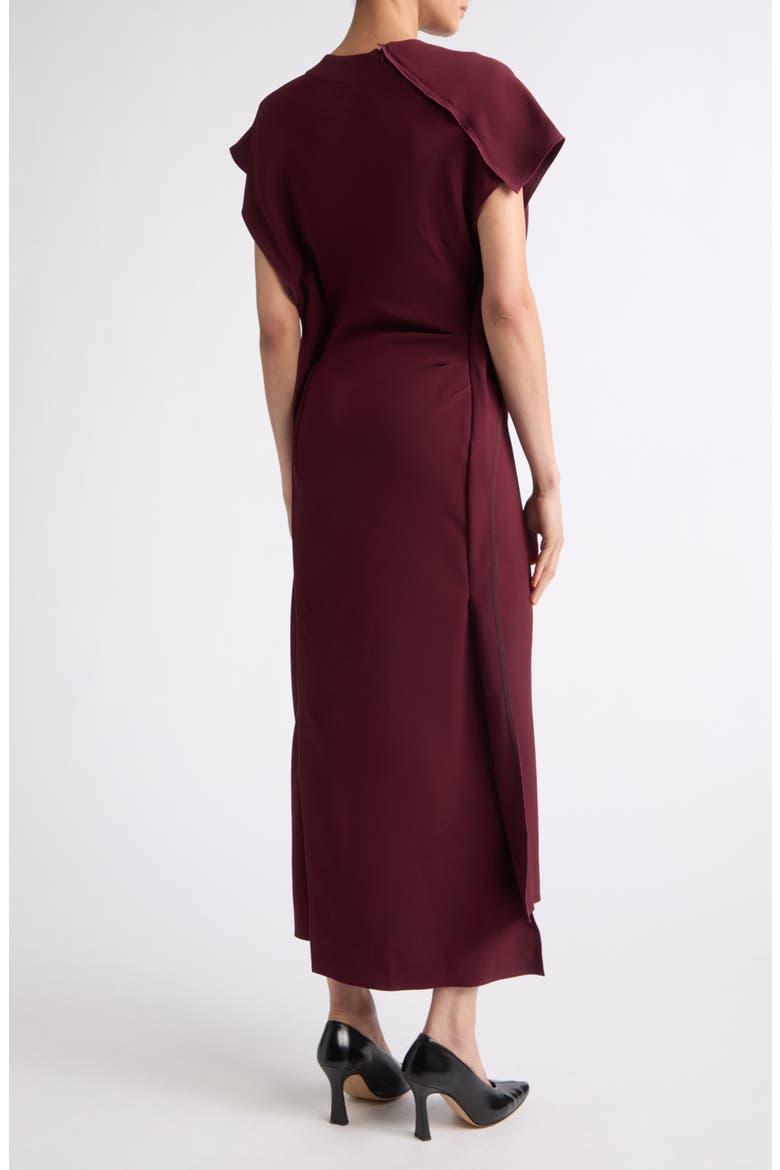 Victoria Midi Dress, Alternate, color, CINNABAR RED