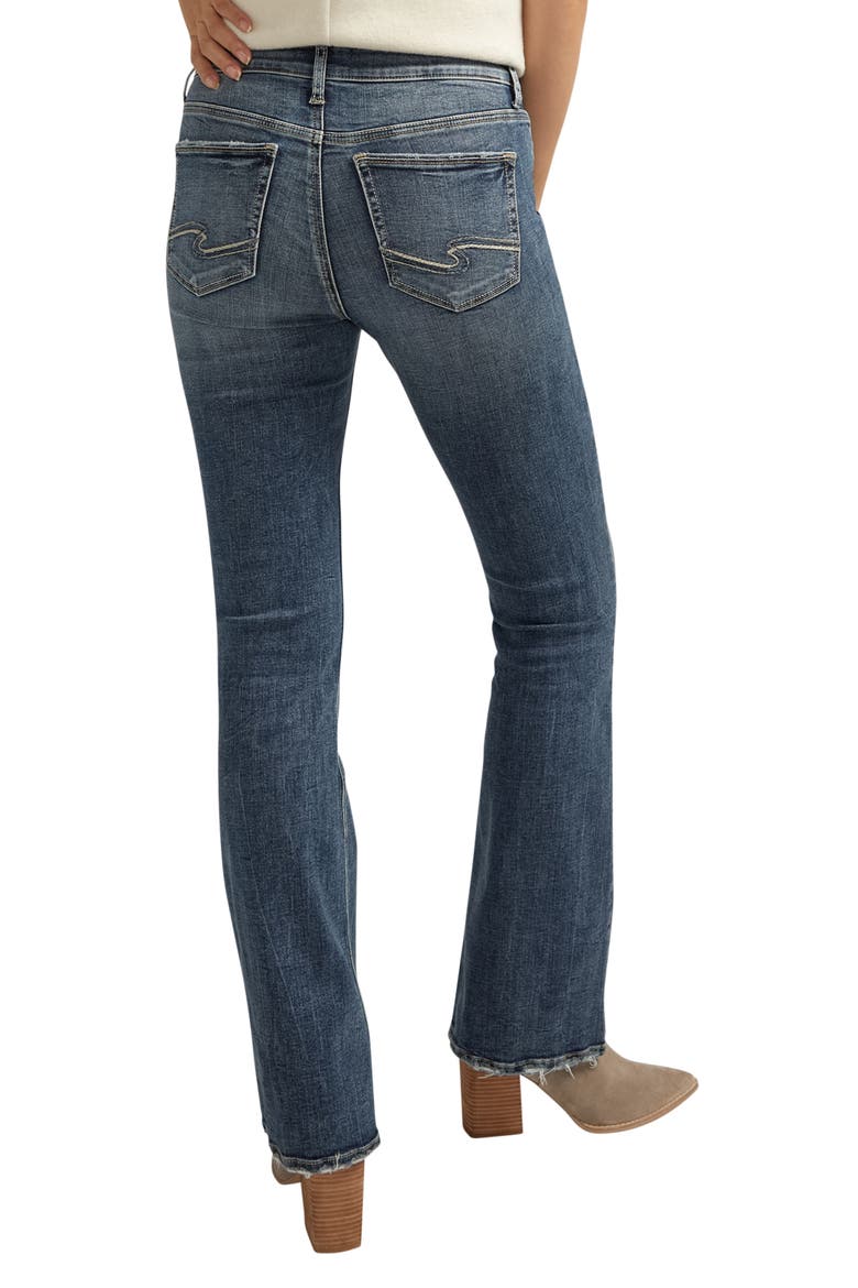 Suki Curvy Mid Rise Bootcut Jeans, Alternate, color, INDIGO
