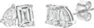 LuvMyJewelry Valessa 14K Gold 1.75 Ct Lab Grown Diamond Toi Et Moi Earrings