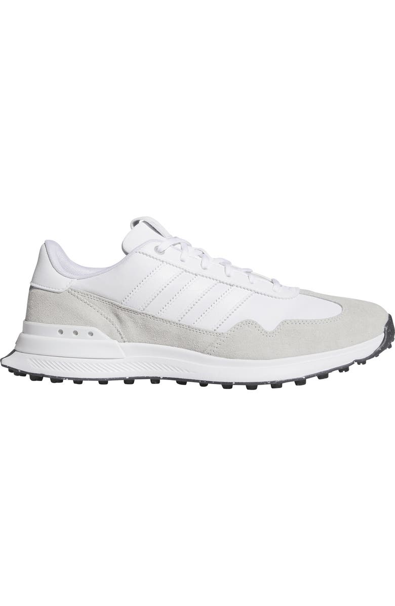 adidas S2G 26 Waterproof Spikeless Golf Shoe, Alternate, color, Grey/ White/ Black