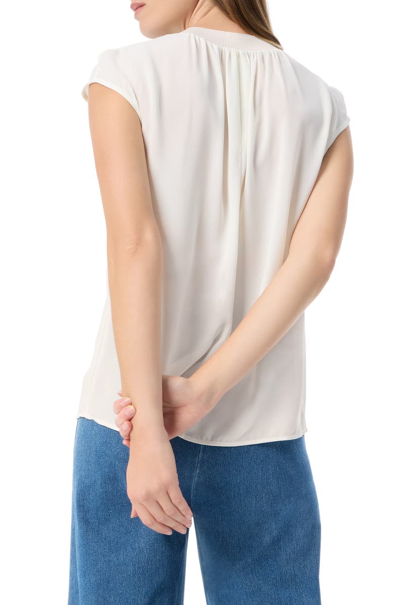 DO by Dee Ocleppo Emerson Rib Trim Top, Alternate, color, Lily White