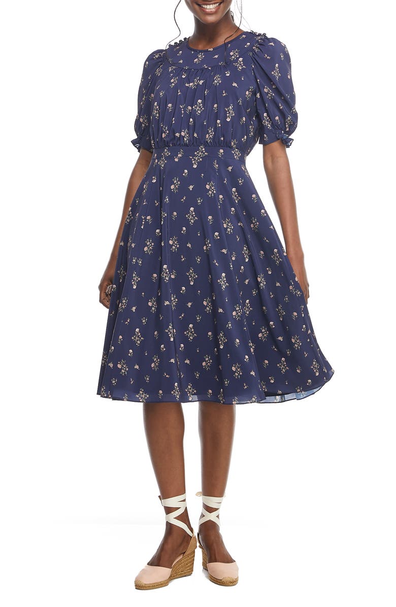 Gal Meets Glam Collection Emily Fit & Flare Dress, Main, color,