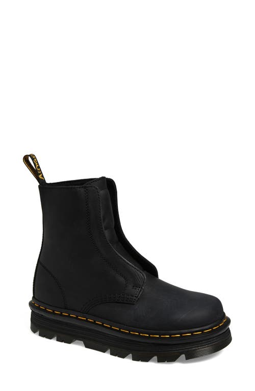 Dr. Martens Zebzag Savannah Boot In Black