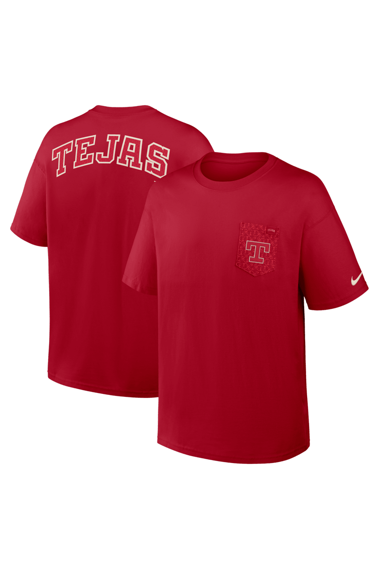 Men's Nike Red Texas Rangers City Connect Max90 Pocket T-Shirt, Main, color, Red