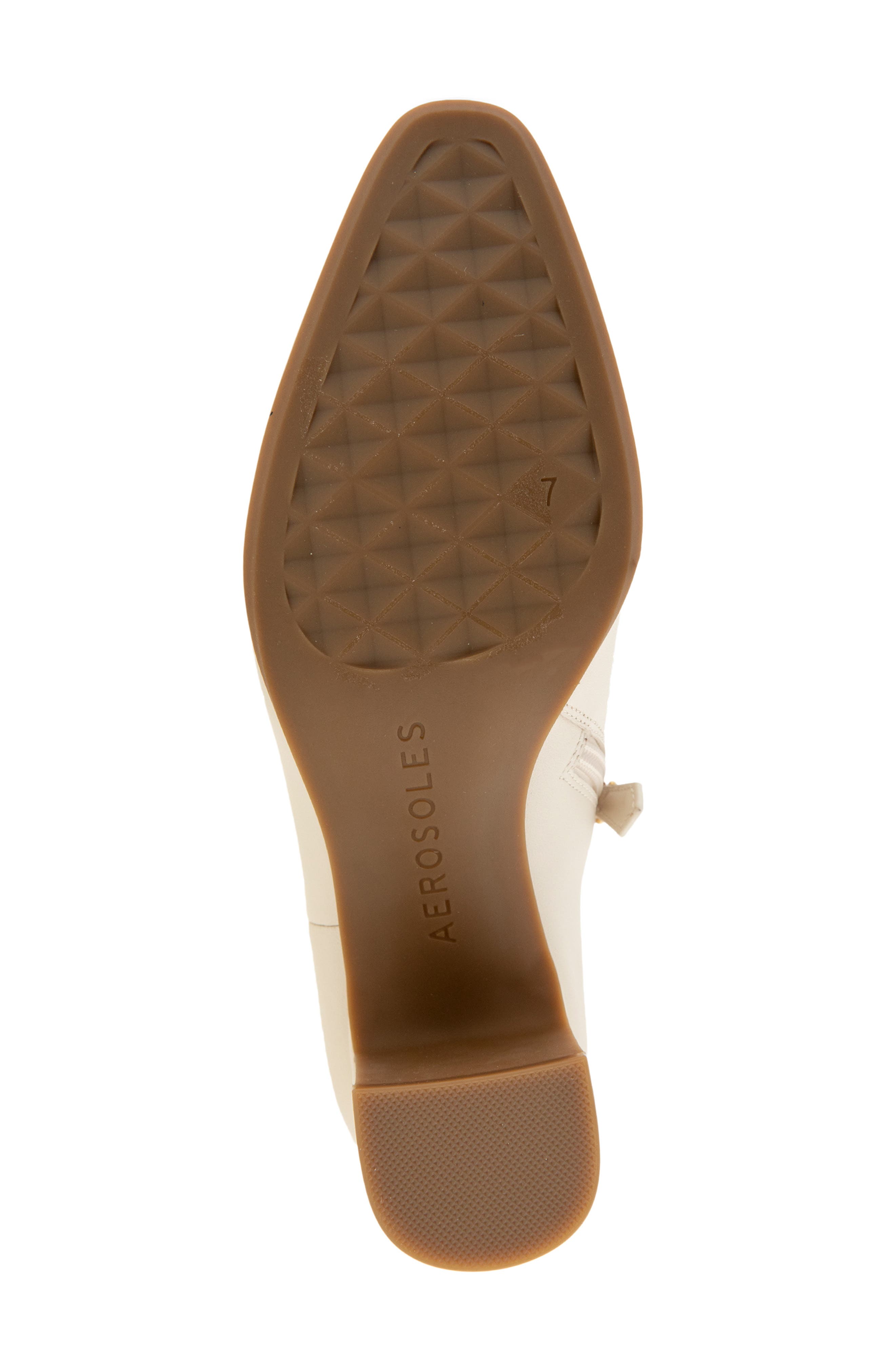 Melina Block Heel Bootie, Alternate, color, EGGNOG LEATHER