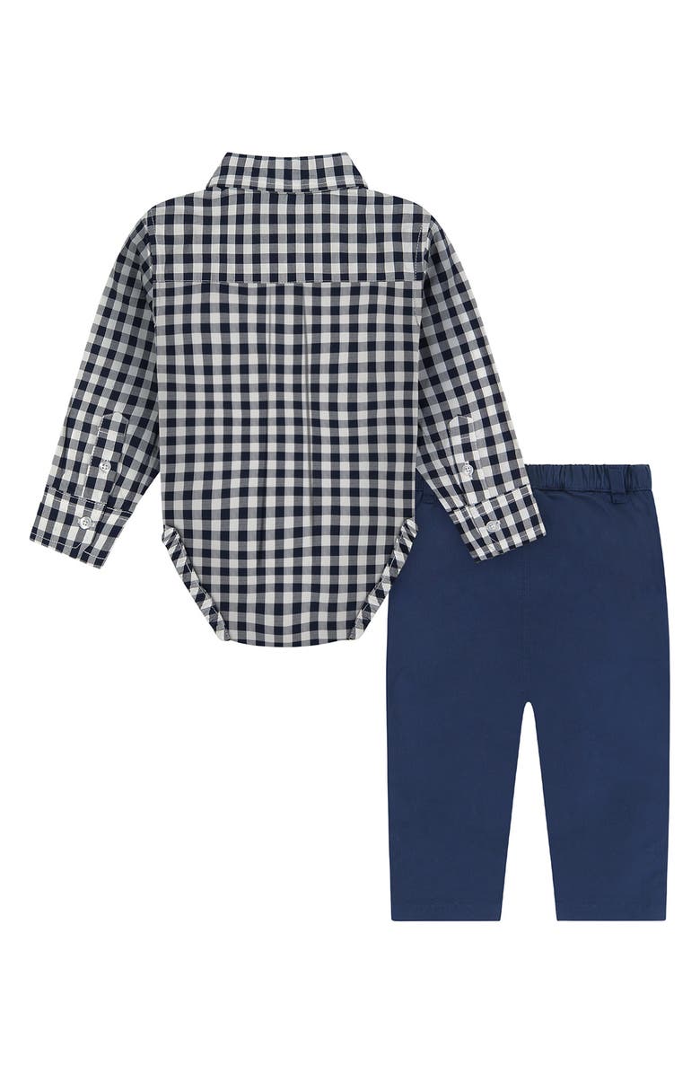 Andy & Evan Bowtie Bodysuit & Pants Set, Alternate, color, 