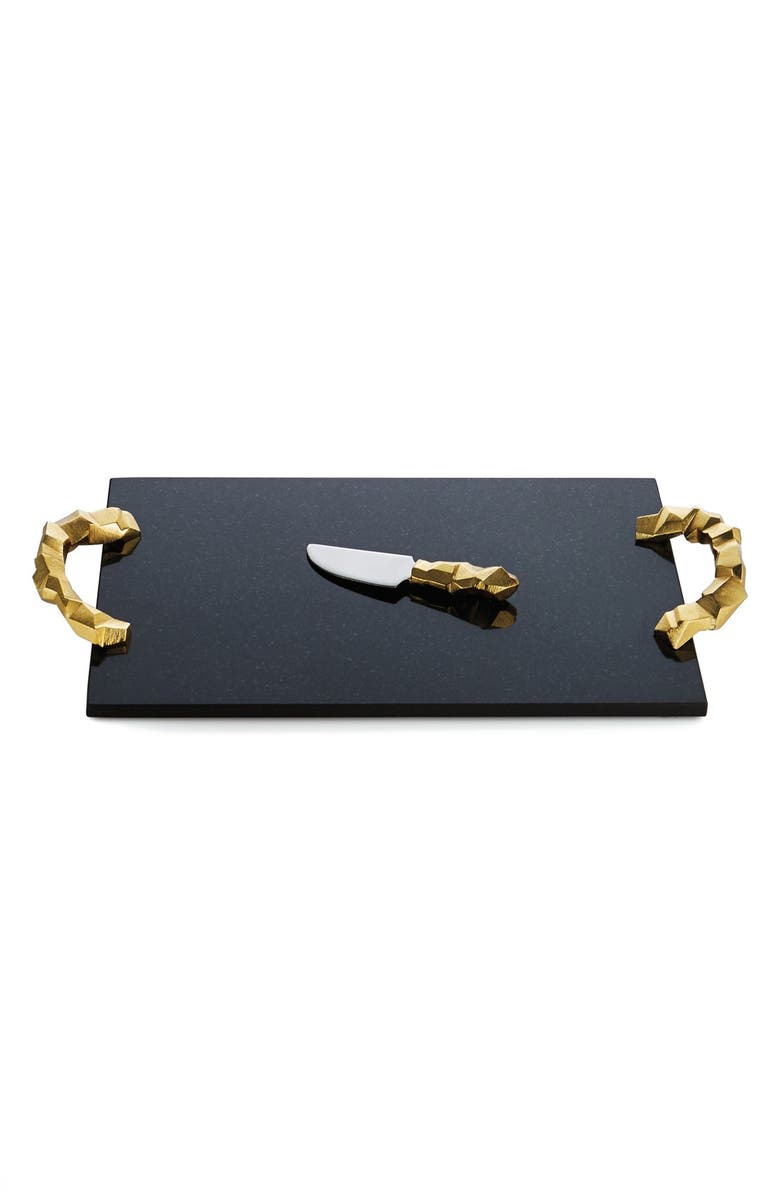 Michael Aram 'Rock' Cheeseboard & Knife, Main, color, 