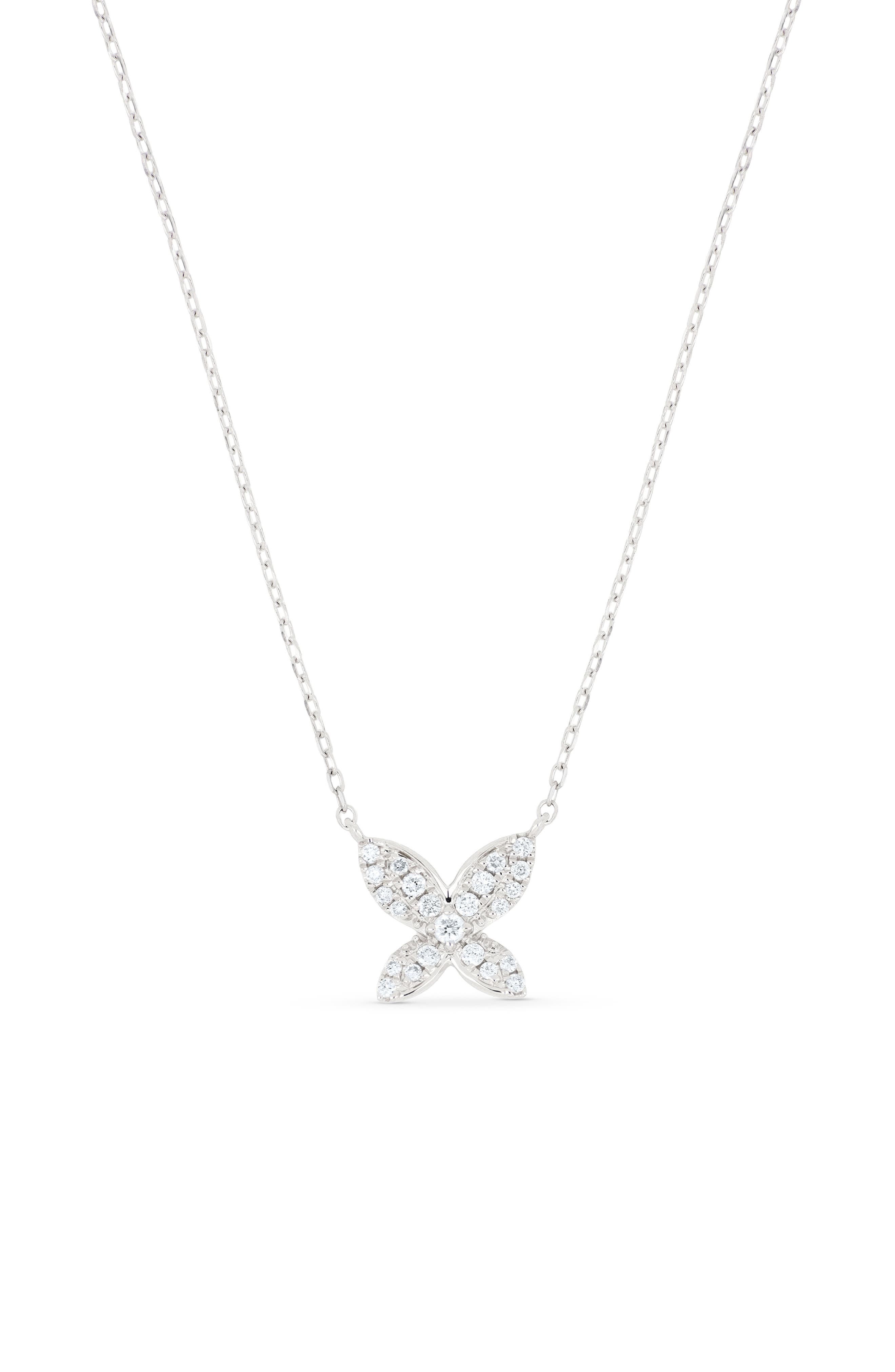 Bony Levy Icon 18k Gold Diamond Butterfly Pendant Necklace (Women ...