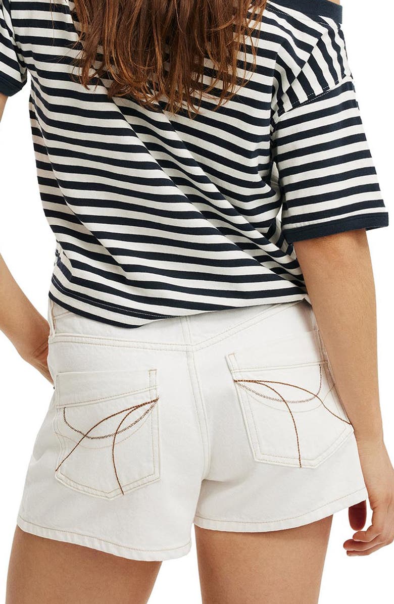 Cotton On Original Denim Shorts, Alternate, color, Vintage White Pocket