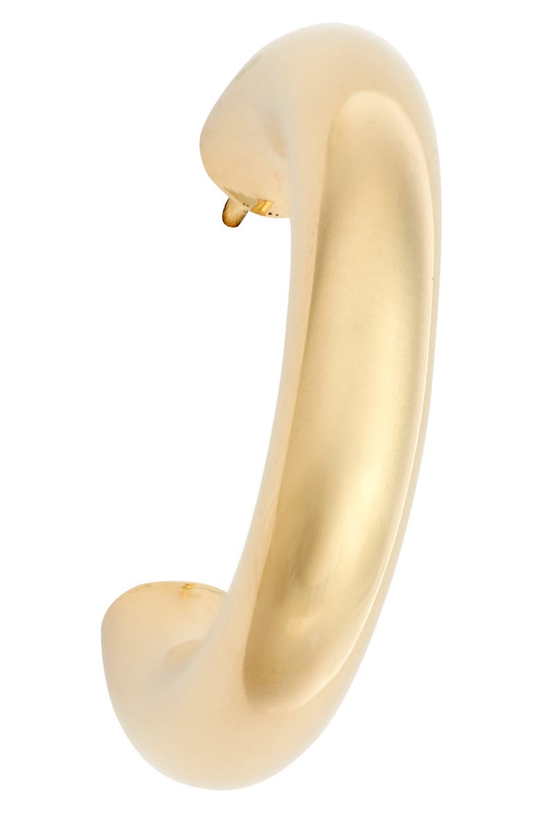 Lou Hoop Earrings, Alternate, color, YELLOW GOLD VERMEIL