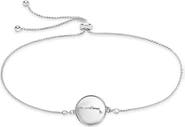 Sterling Forever Sterling Silver Constellation Disk Bolo Bracelet