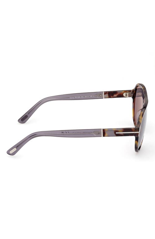 Tom Ford Quincy 59mm Pilot Sunglasses