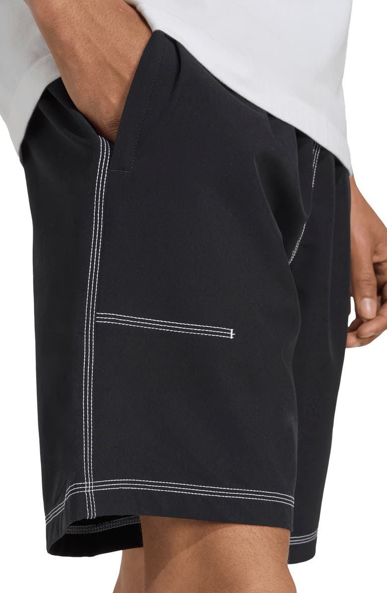 adidas Trefoil Essentials Shorts, Alternate, color, Black