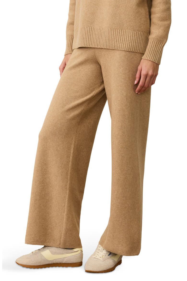 Chalet Knit Straight Leg Pants, Alternate, color, TOFFEE