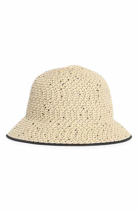 Calvin Klein Sequin Straw Sun Hat