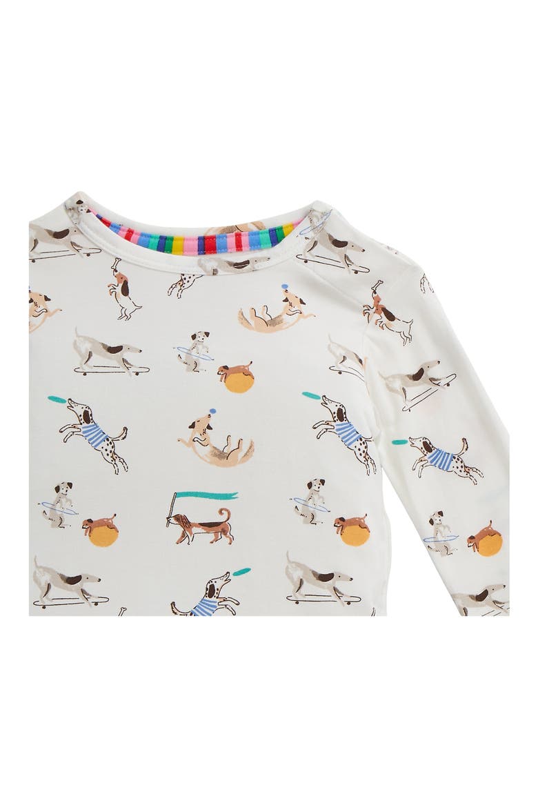 Kids' Howlarious Fitted Two-Piece Pajamas, Alternate, color, WHITE
