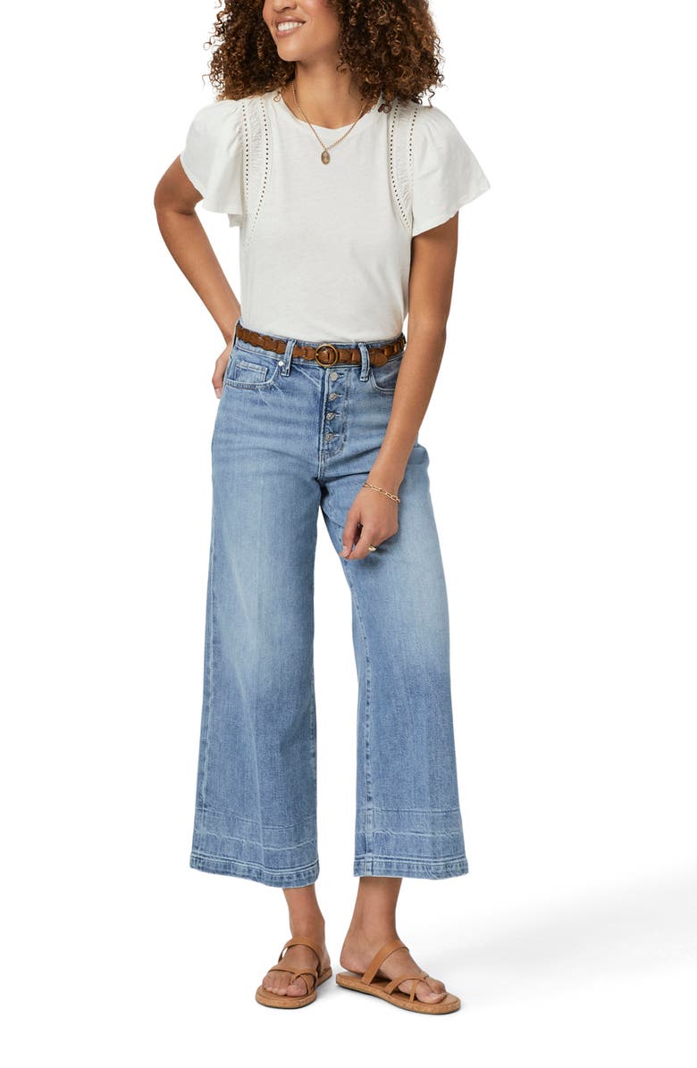 PAIGE Paisley Flutter Sleeve T-Shirt, Alternate, color, Offwhite