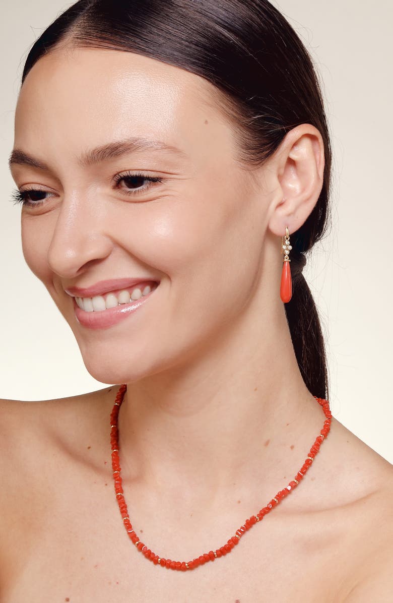 SYNA Coral Necklace, Alternate, color, Coral