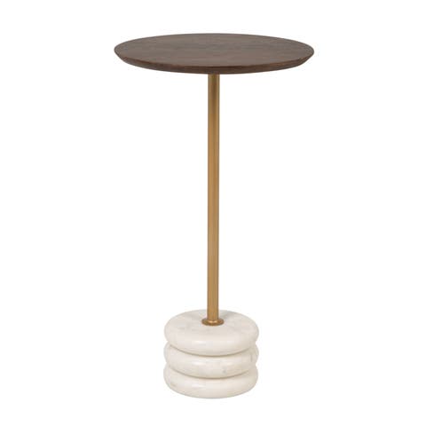 Stacked Base Drink Table with Post