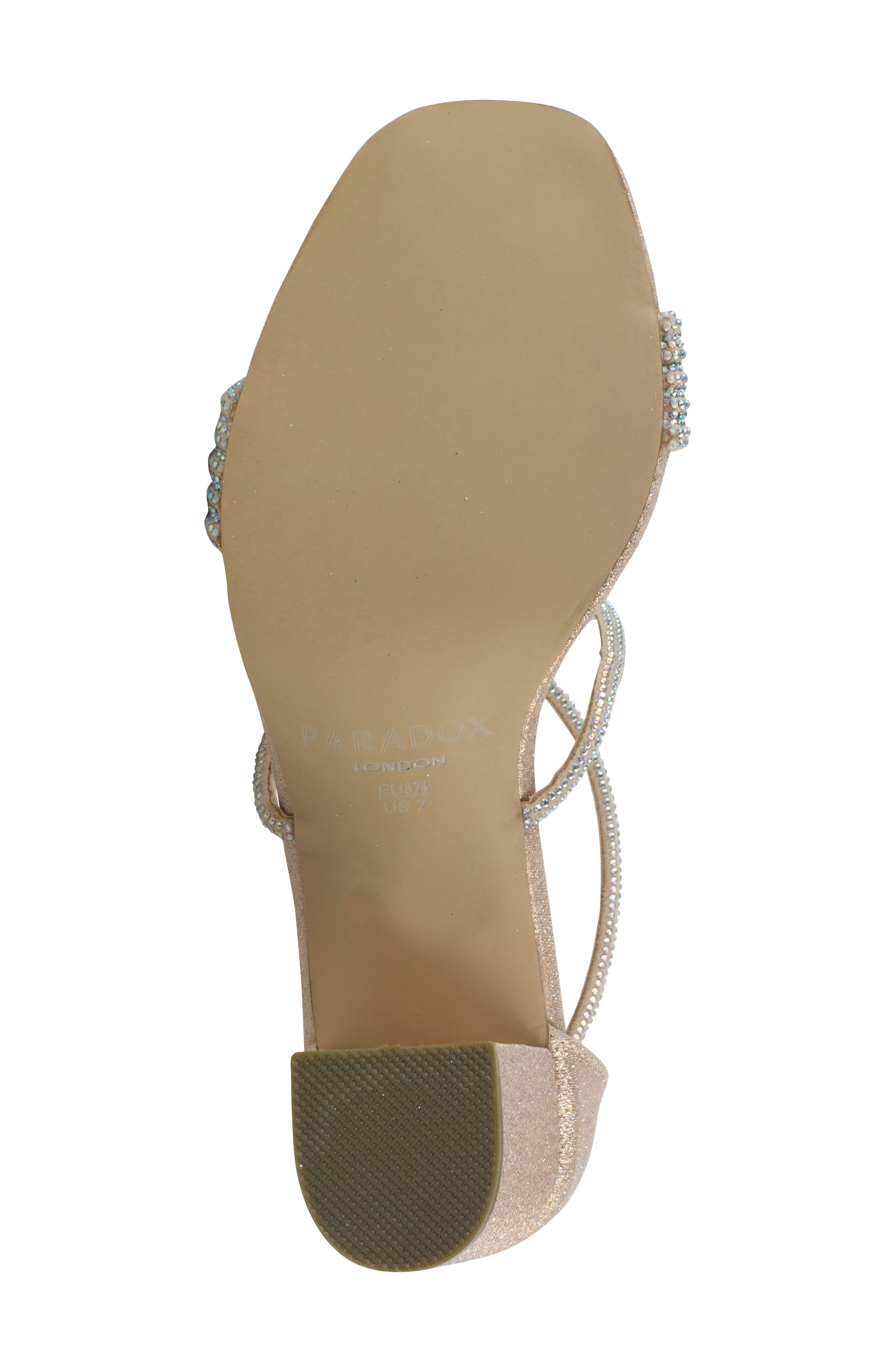 Mackenzie Embellished Sandal, Alternate, color, CHAMPAGNE