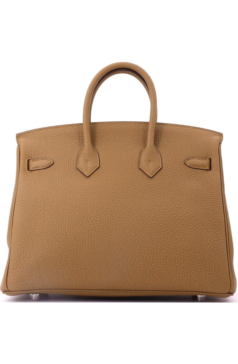 Pre-Owned Hermes Birkin Handbag Verso Togo with Palladium Hardware 25, Alternate, color, Verso - Broze Dore/Bleu Brume