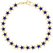 The Lovery Fine Jewelry Lapis Star Bracelet