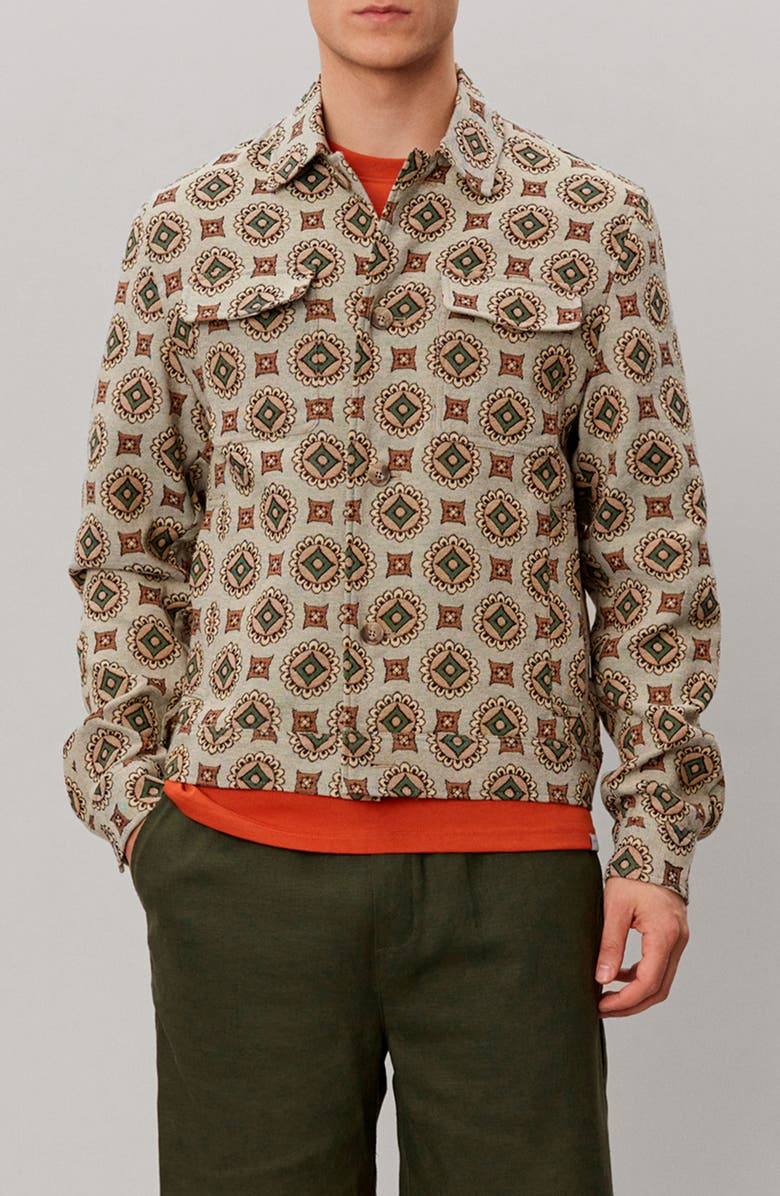 Les Deux Nash Jacquard Shirt Jacket, Main, color,