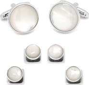 Cufflinks, Inc. Mother-of-Pearl Cuff Link & Stud Set