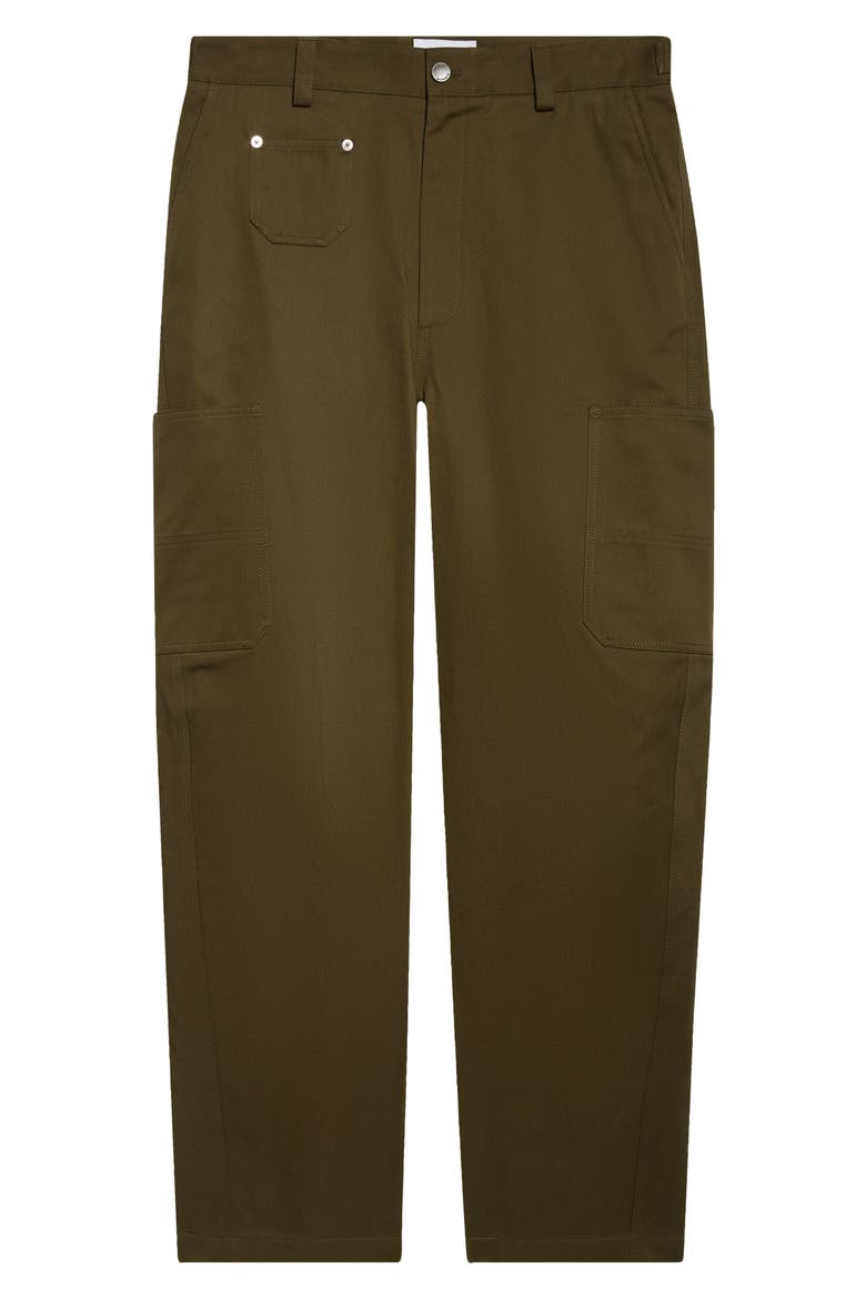 Cotton Canvas Cargo Trousers, Alternate, color, KHAKI